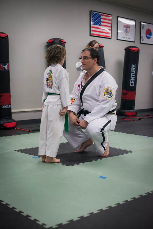 Chief Master Plessel teaching at Integrity Martial Arts Milton WI